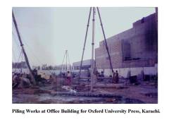 Piling Works at Office Building for Oxford University Press