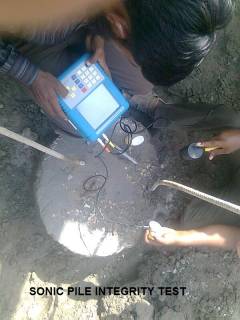 Sonic Integrity Pile Testing